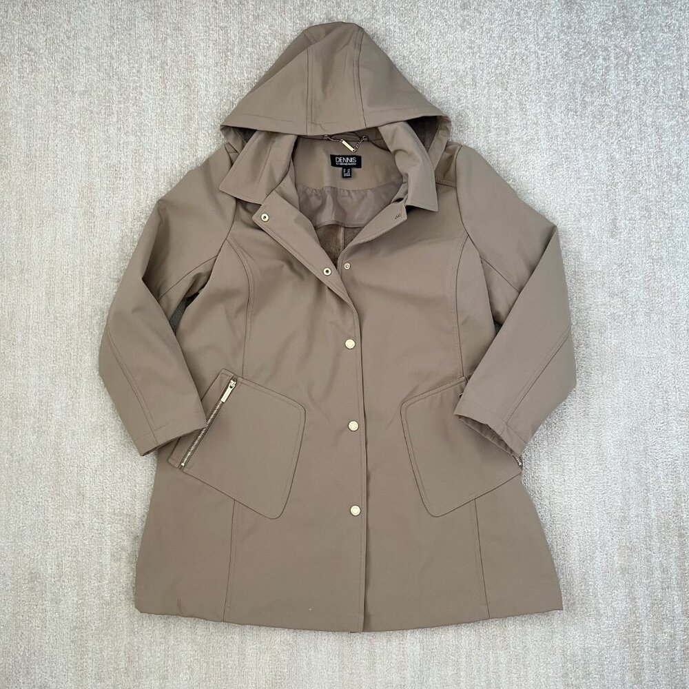 Dennis by Dennis Basso Hooded Coat 1X